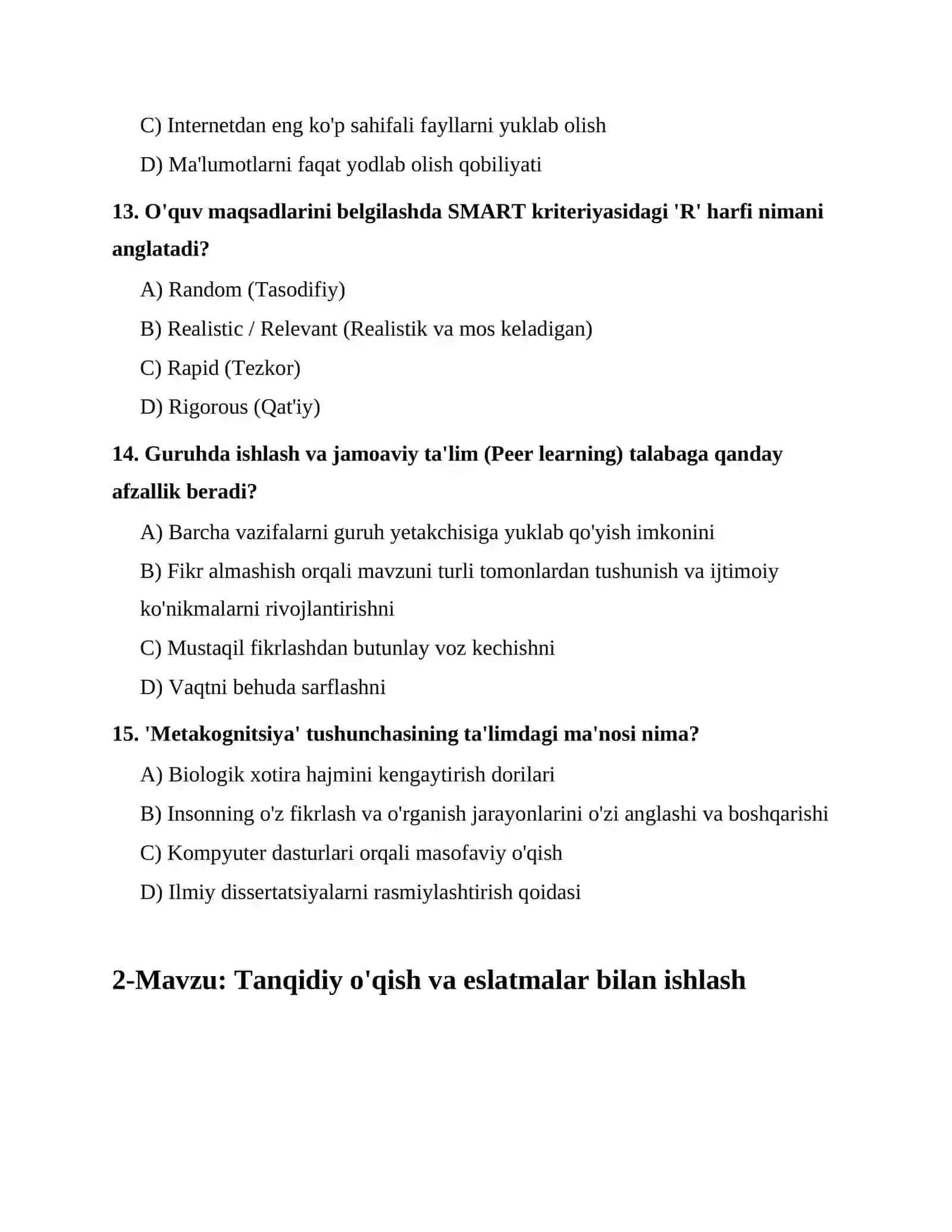 Ta'lim olish jarayonini samarali tashkil etish 4