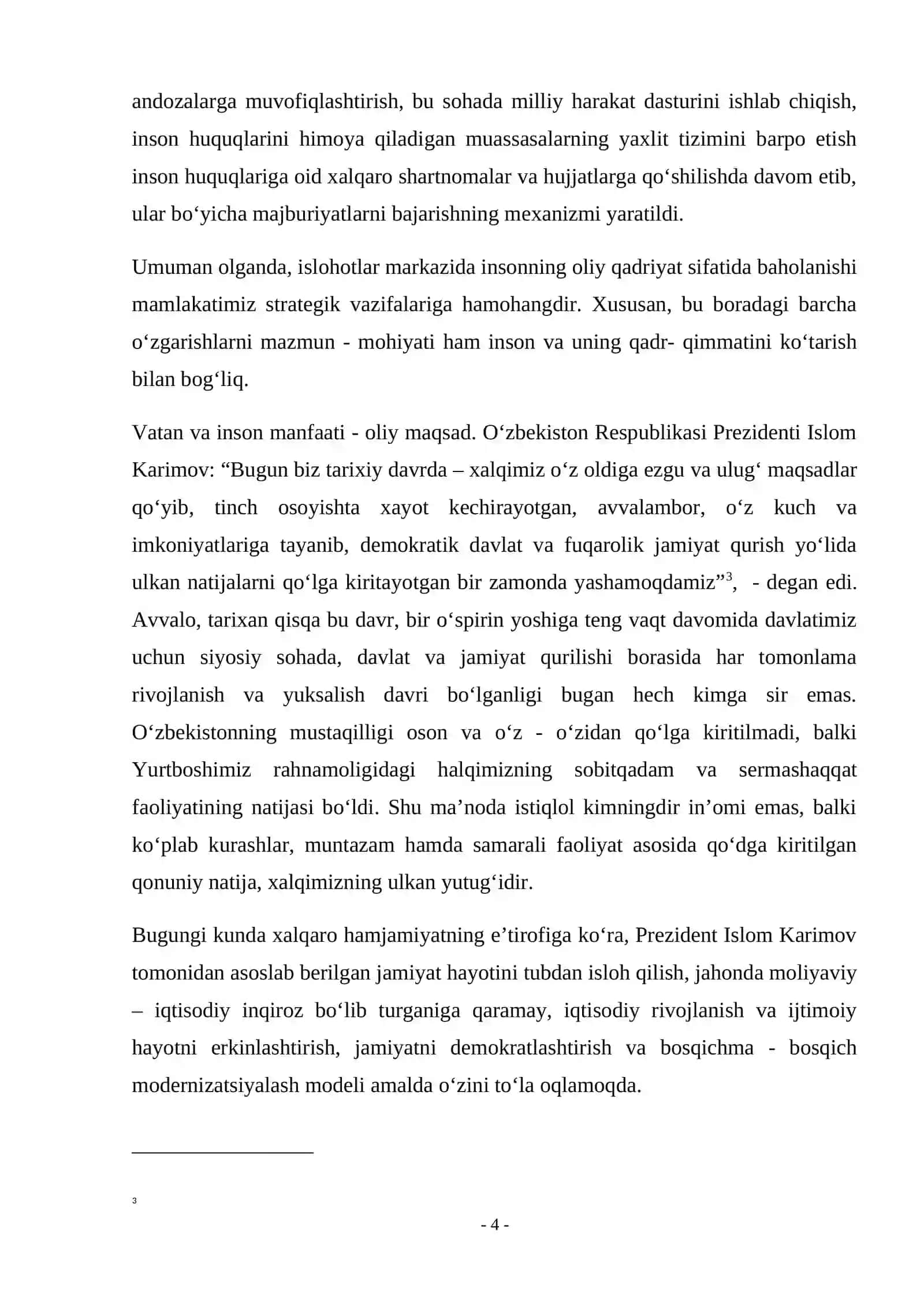 Hozirgi zamon ingliz tilida payt holi va uning o`zbek tilida berilishi 4
