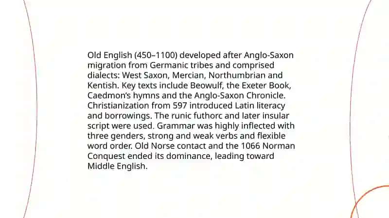 The History of the English Language 4