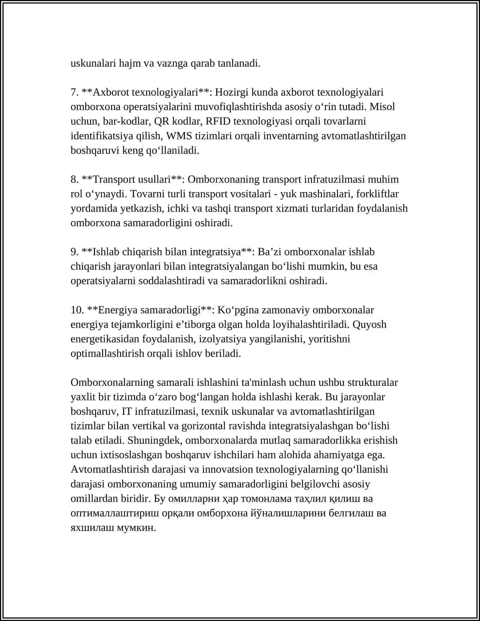 BIR QAVATLI GLAD TO‘QIMALARINING TEXNOLOGIK KO‘RSATKICHLARINI ANIQLASH 4