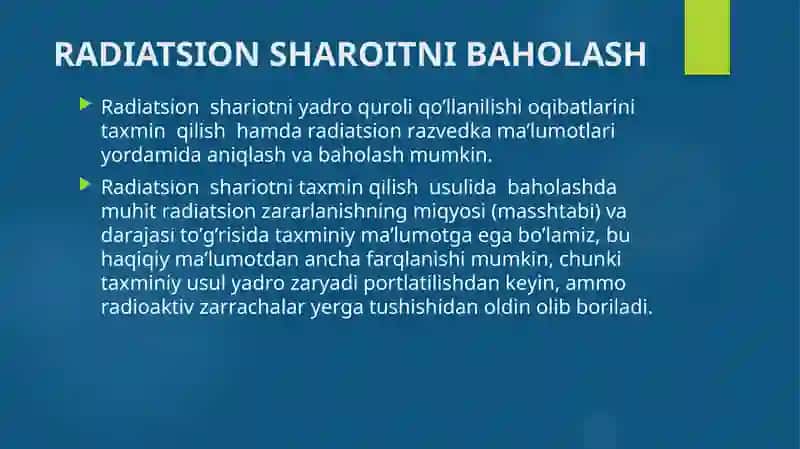 Favqulotdavaziyatlarni baholash 4