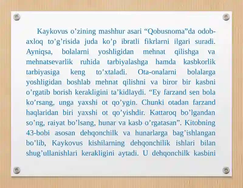 Sharq MutaFakkirlari Mehnat Tarbiyasi 4