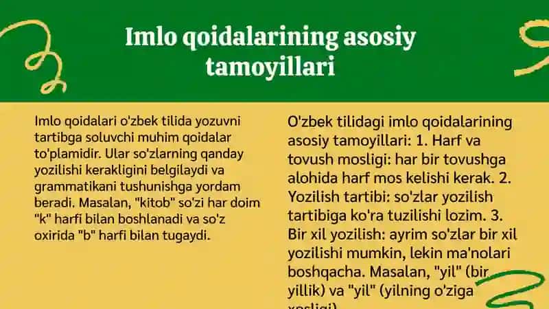 Ozbek tilining imlo qoidalari 4