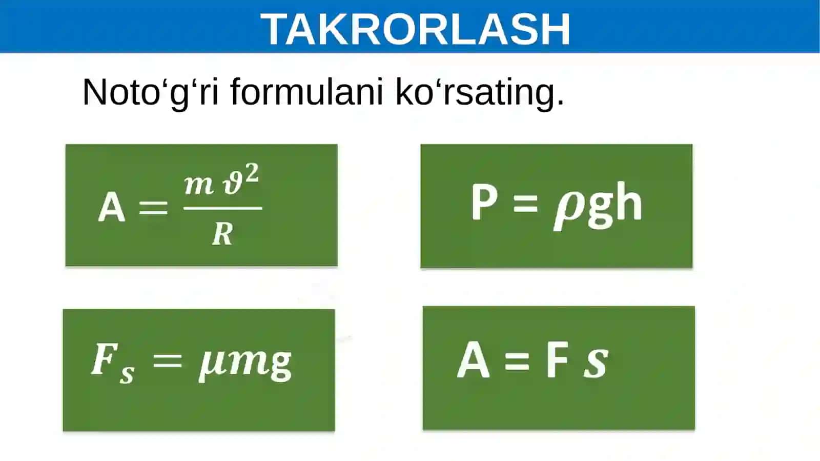 JISMNI KO‘TARISHDA VA SHU MASOFAGA GORIZONTAL KO‘CHIRISHDA BAJARILGAN ISHNI HISOBLASH 4