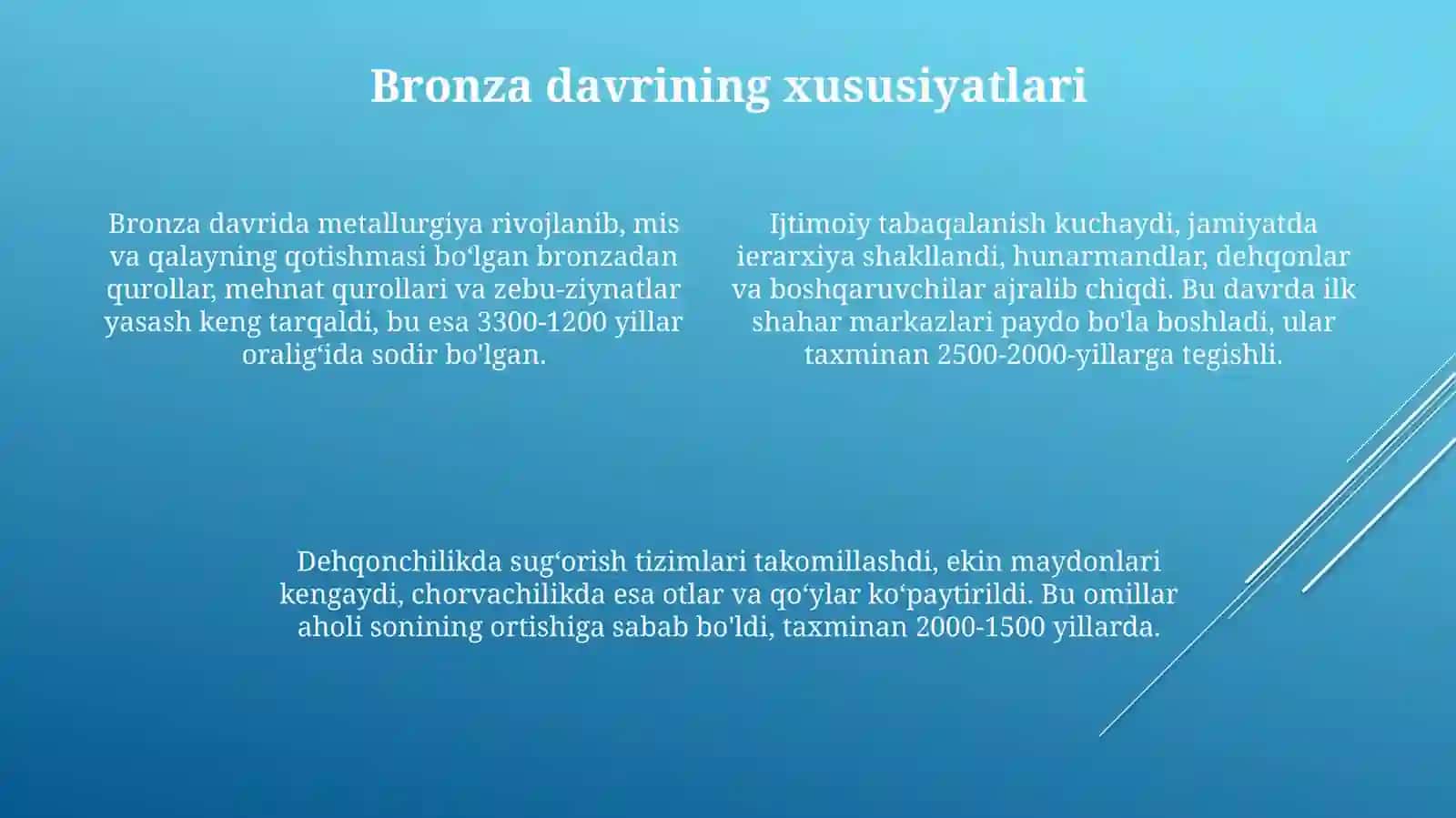 Òrta Osiyoda bronza davridagi iptidoiy manzilgohlarni 4