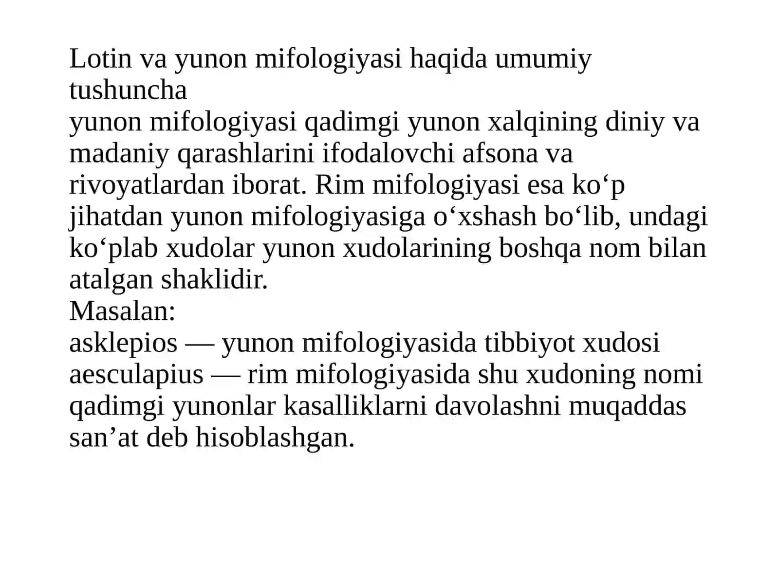Tibbiyotda lotin-yunon mifologiyalari 4