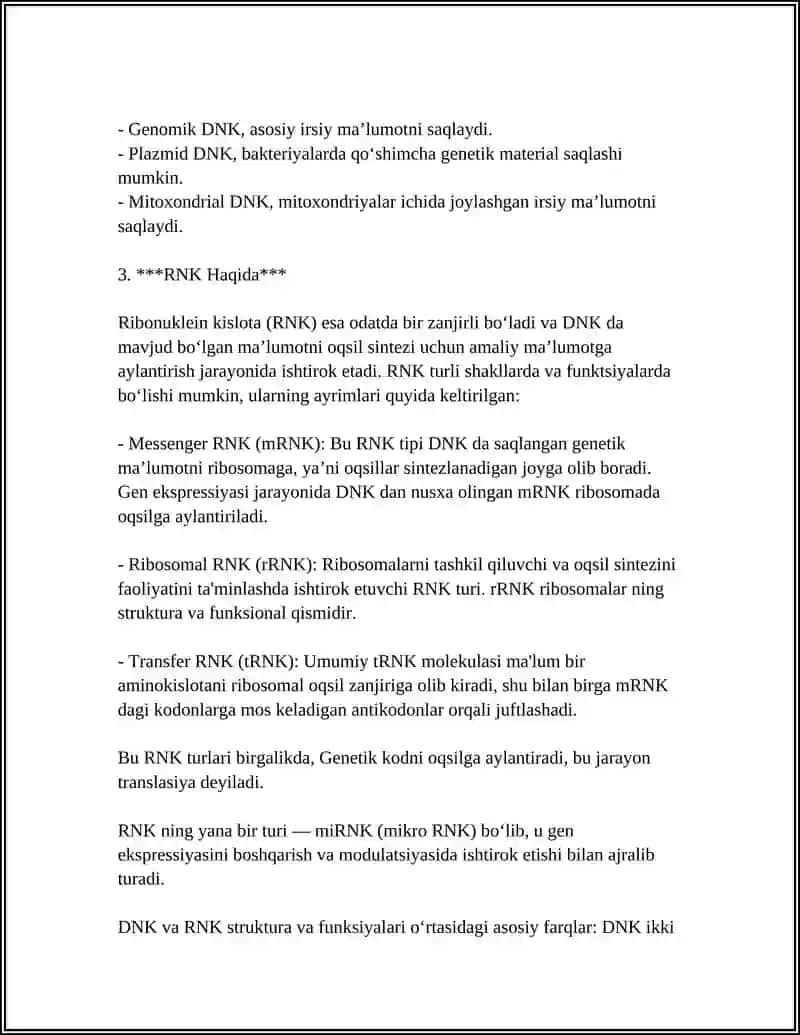 NUKLEIN KISLOTALAR 4