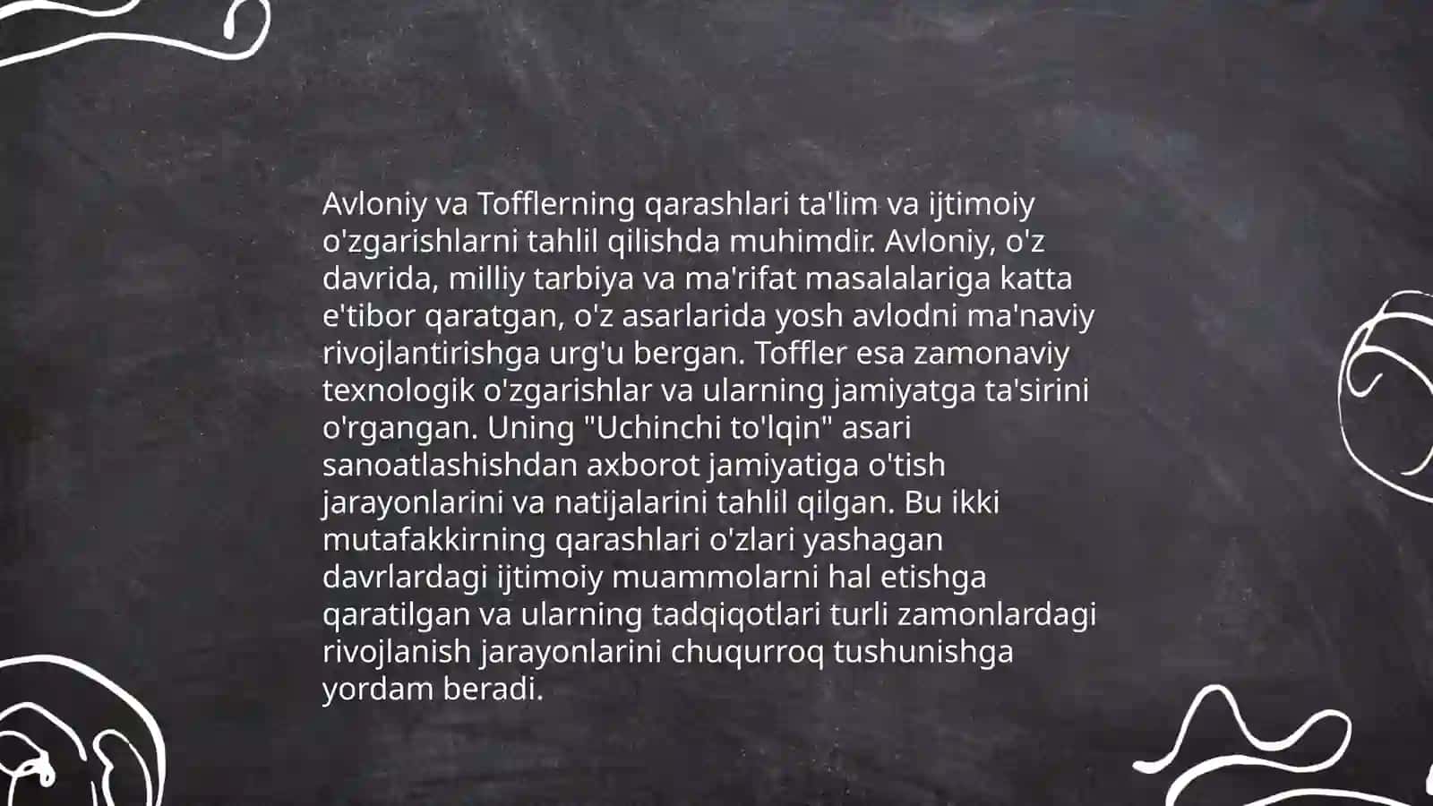 Avloniyning “Madaniyat to‘lqinlari” maqolasi va E.Tofflerning “Uchinchi to‘lqin” asarini qiyosiy tahlili 4