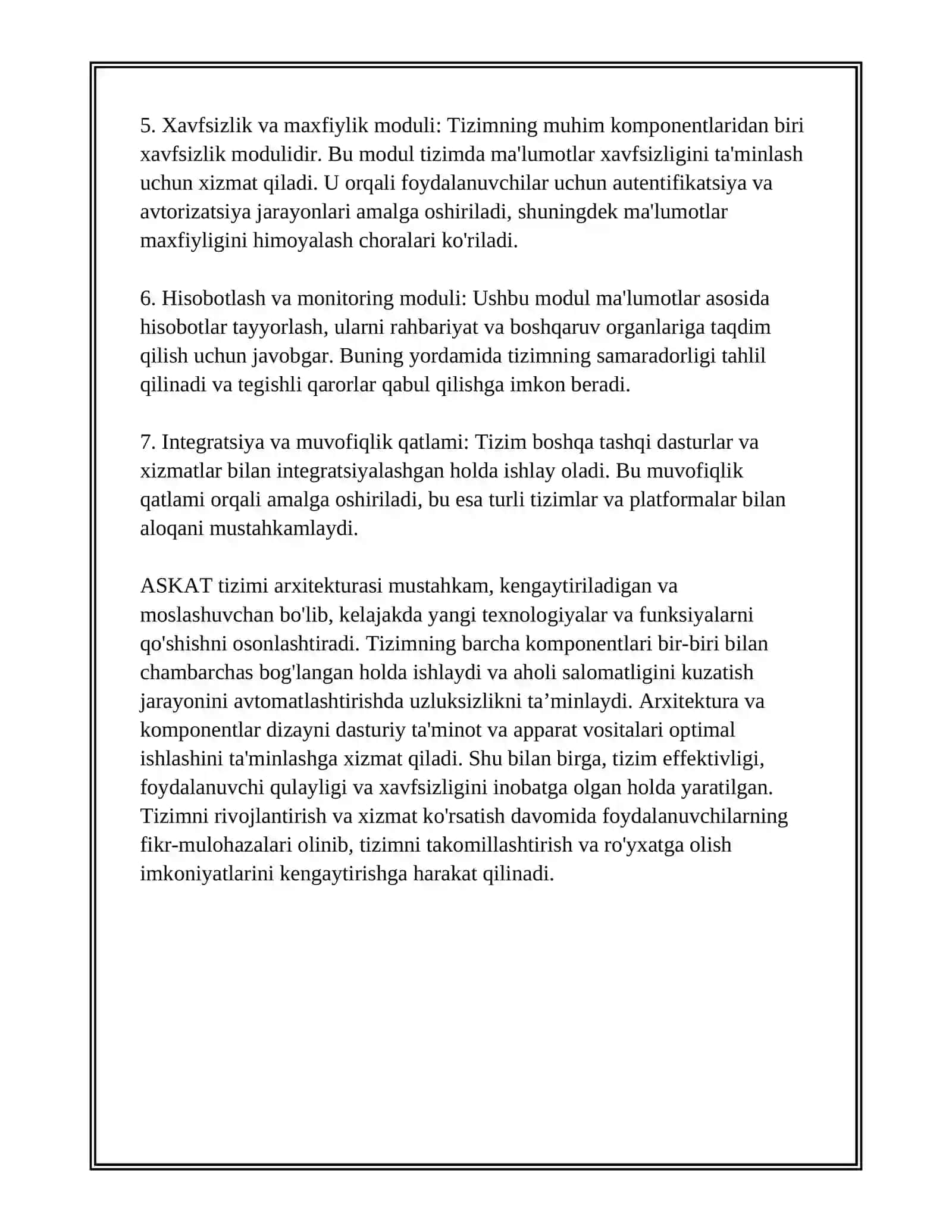 Aholi salomatligini kuzatishning avtomatlashtirilgan tizimi uslubiyati 4