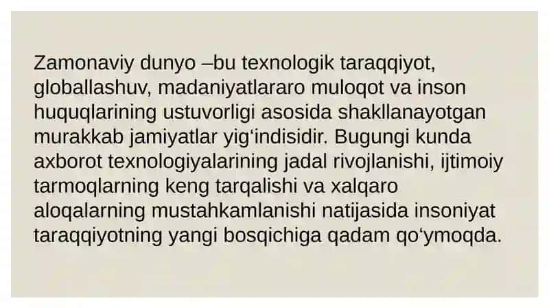Diniy tashkilotlarning zamonaviy dunyoviy meʼyorlarga moslashuvining ahamiyati 4