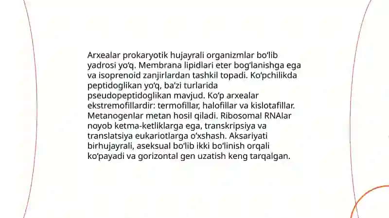 tirik organizmlarning hujayraviy tuzilishiga ko'ra tiplari 4