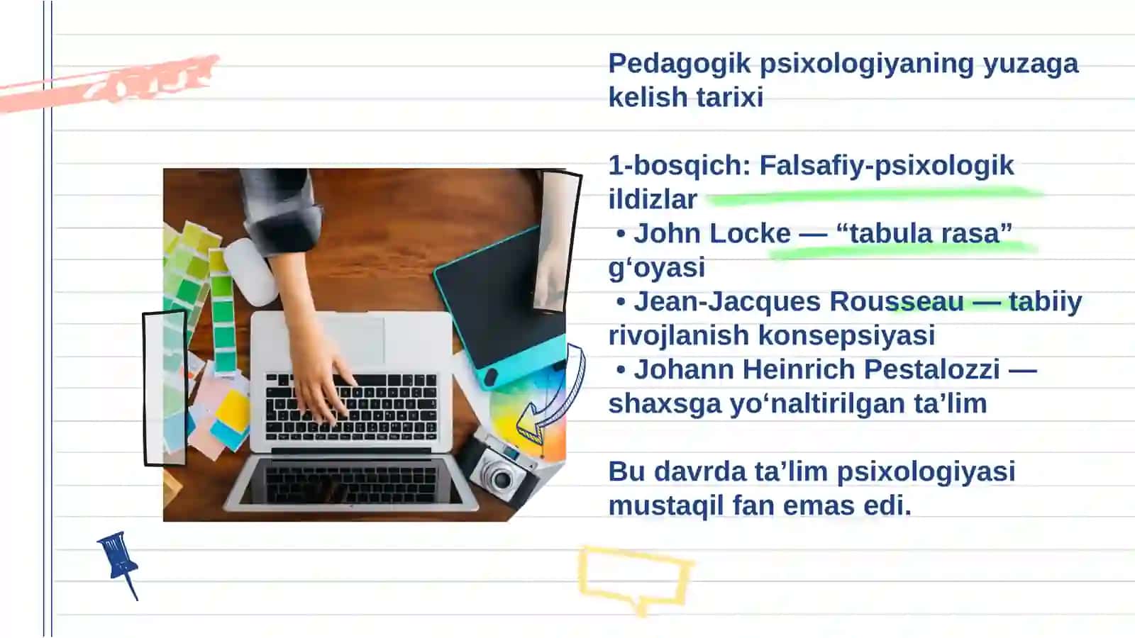 Pedagogik psixologiya: predmet, tuzilma, muammolari va yuzaga kelish tarixi 4