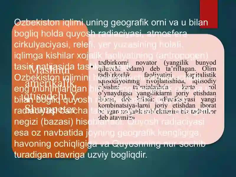 Oʻzbekiston iqlimi va iqlim hosil qiluvchi omillar 4