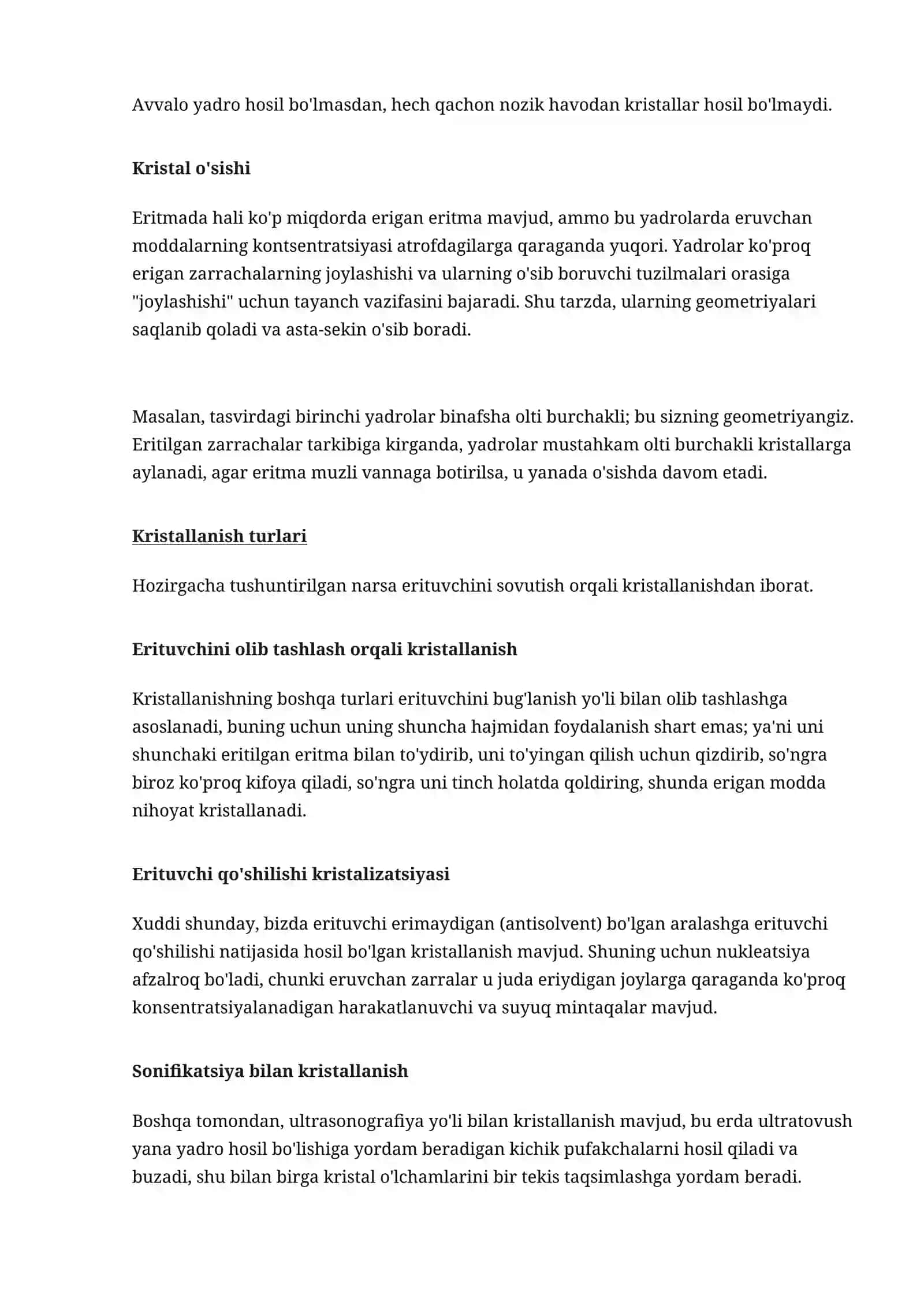 Kristallanish va erish nazariyasi asoslari 4