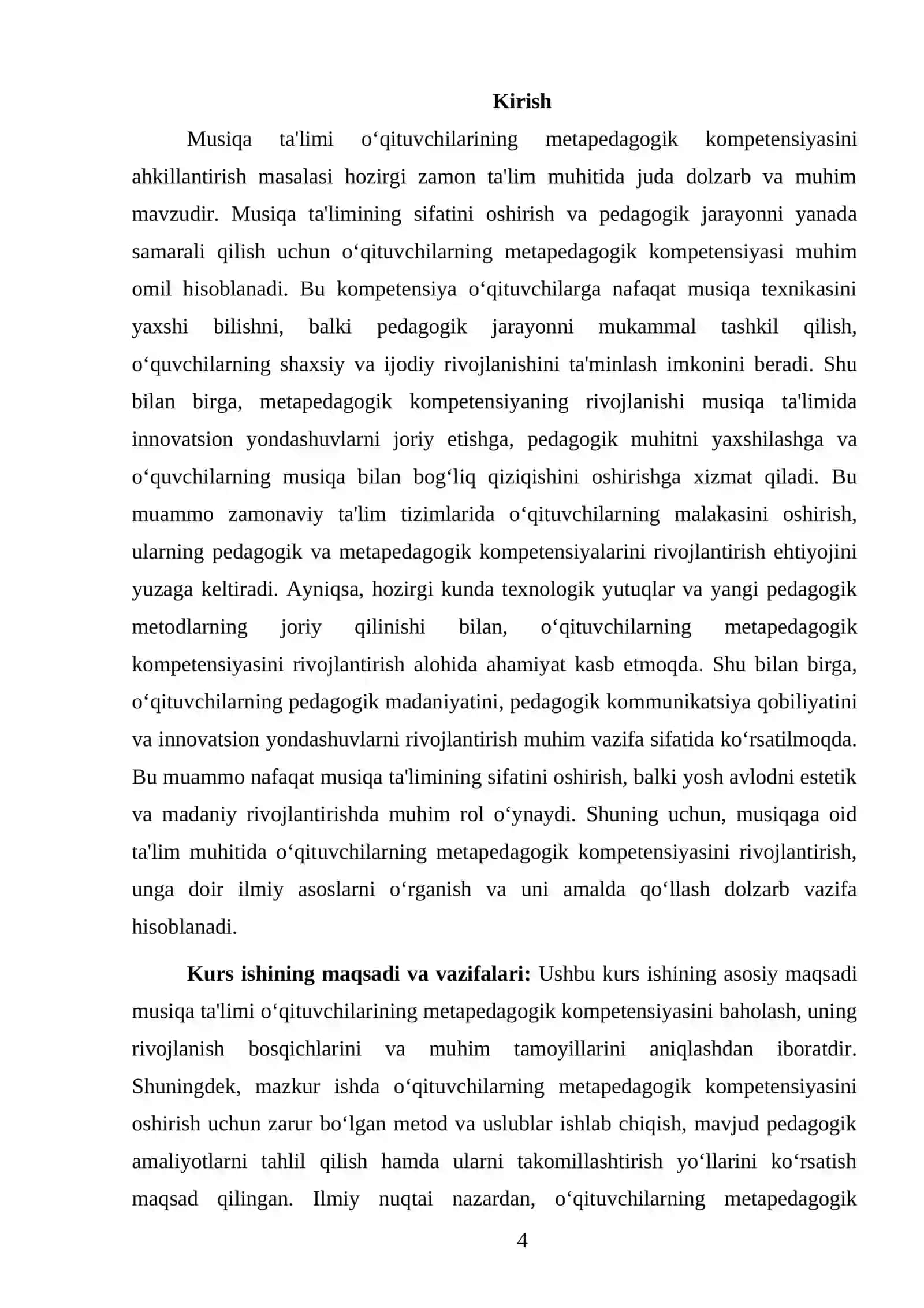 Musiqa ta'limi oʻqituvchilarining metapedagogik kompetensiyasini ahkillantirish 4