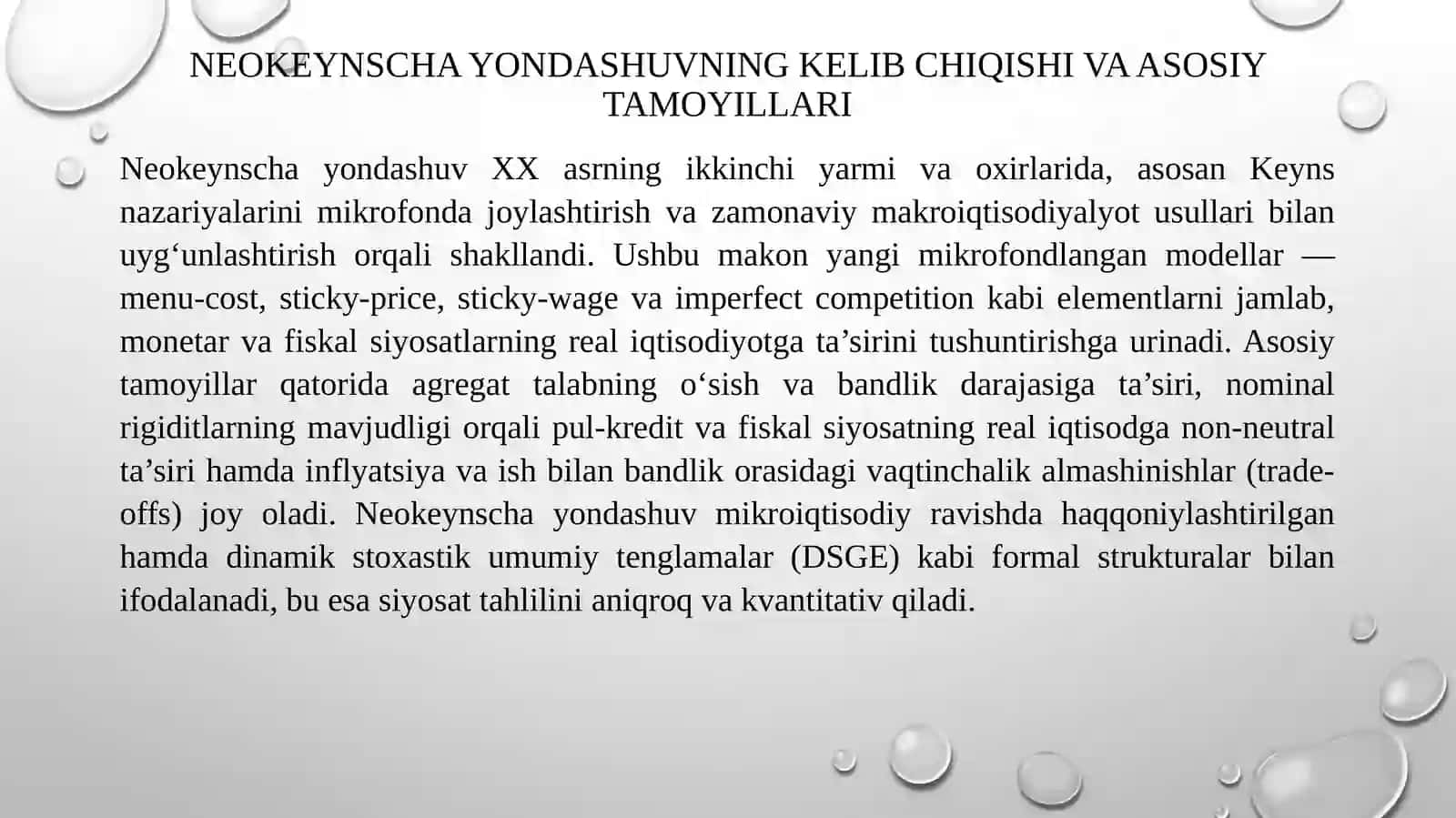 Neokeynscha iqtisodiyo o‘sish modellari 4