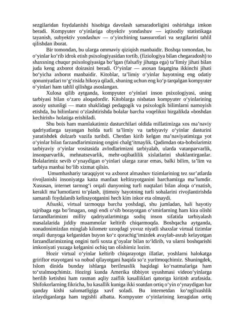 Kompyuter o‘yinlari 4