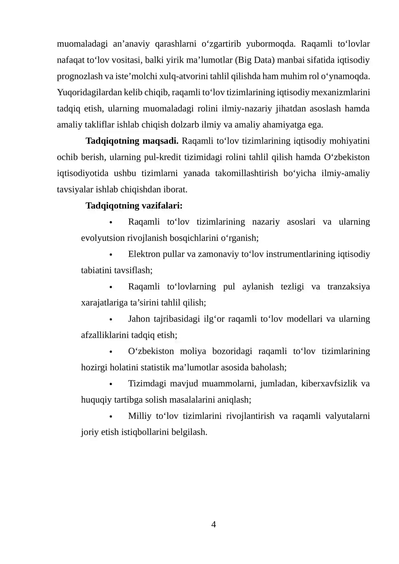 RAQAMLI TO‘LOV TIZIMLARINING IQTISODIY MUOMALADAGI ROLI VA TA’SIRI 4