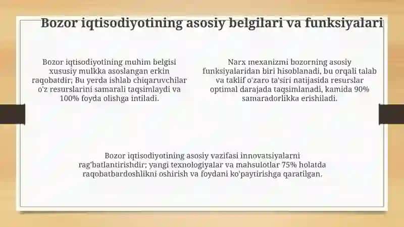 Tovar-pul munosabatlari rivojlanishi 4