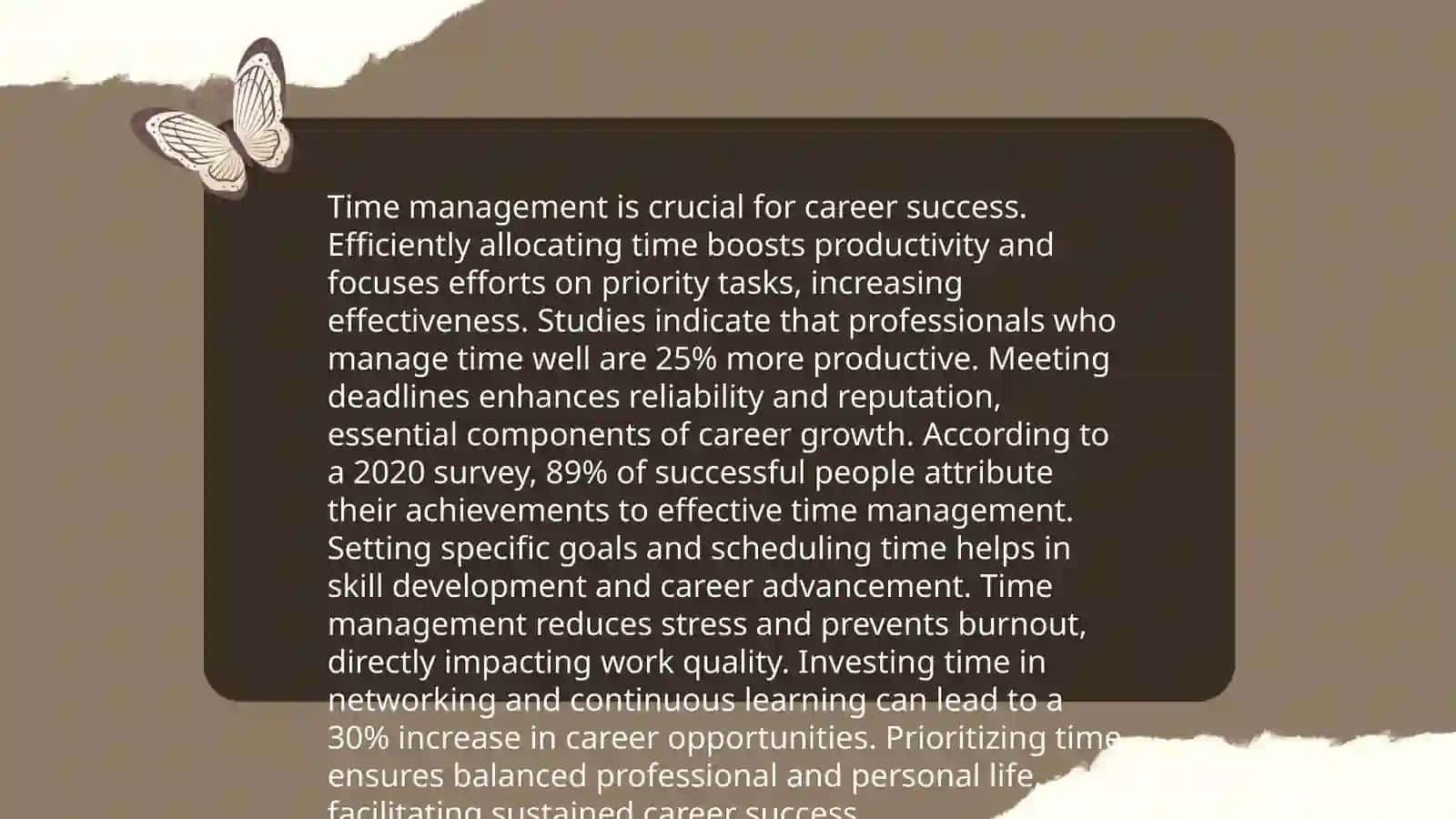 The value of time 4
