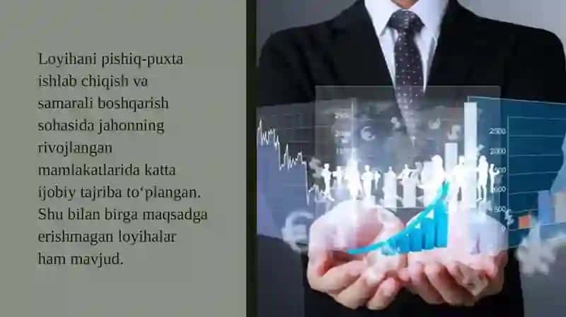 Loyiha boshqaruvi va uning talablari 4