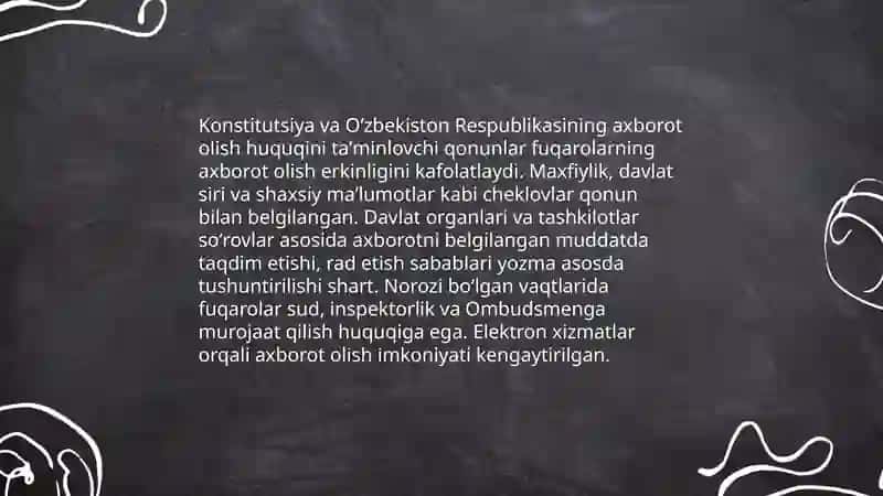 Axborotda soʻz va axborot olish erkinligi 4