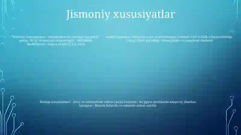 Modda Xossalari 4