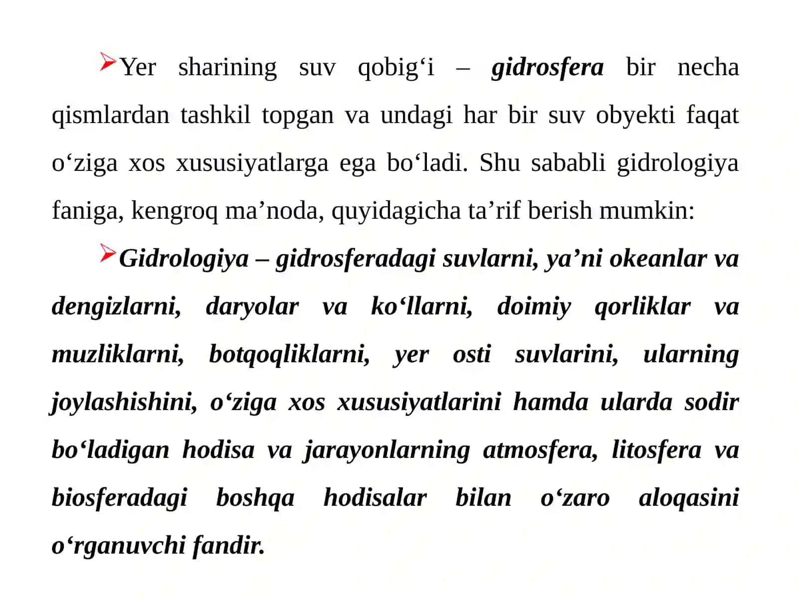 IQLIMSHUNOSLIK VAGIDROLOGIYA fanidanma’ruzama shg’uloti 4