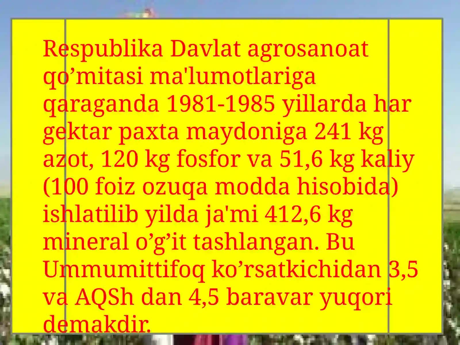 NDPI TARIX 2-A BOTIROVA LOLAning O’zbekiston tarixi fanidan Mustaqil ishi ‘’O’zbekishi‘’.’’paxtaishi‘’siyosati 4