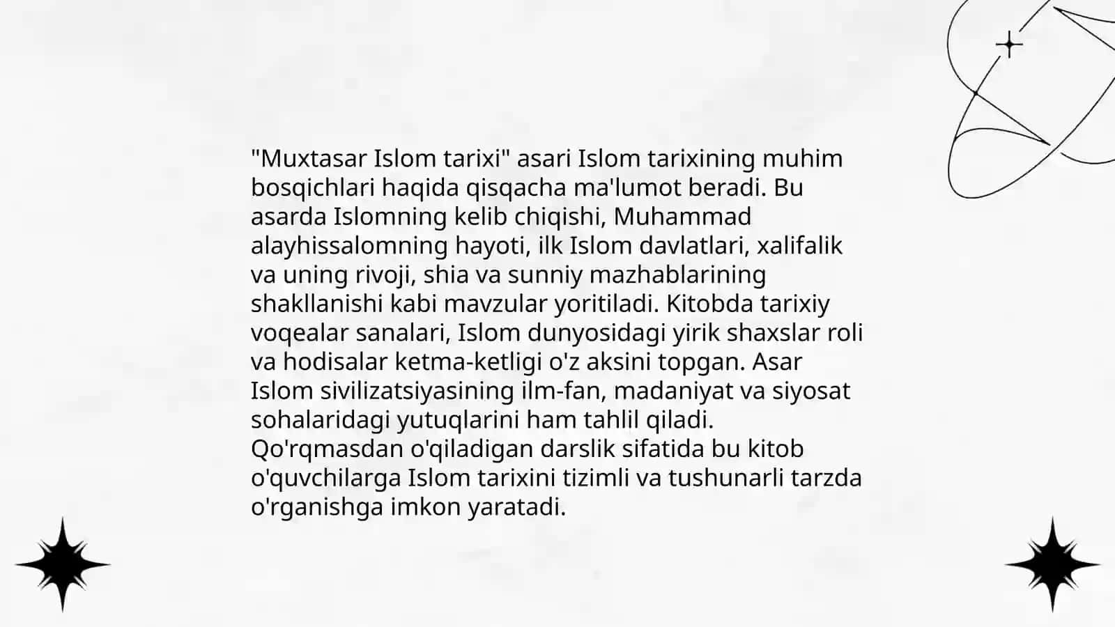Muxtasar Islom tarixi 4