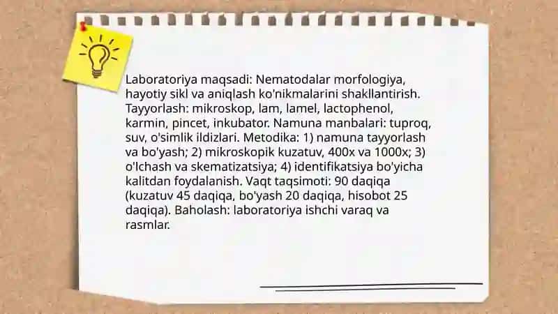 Zoologiya o'qitish metodikasi xususiy masalalari 4