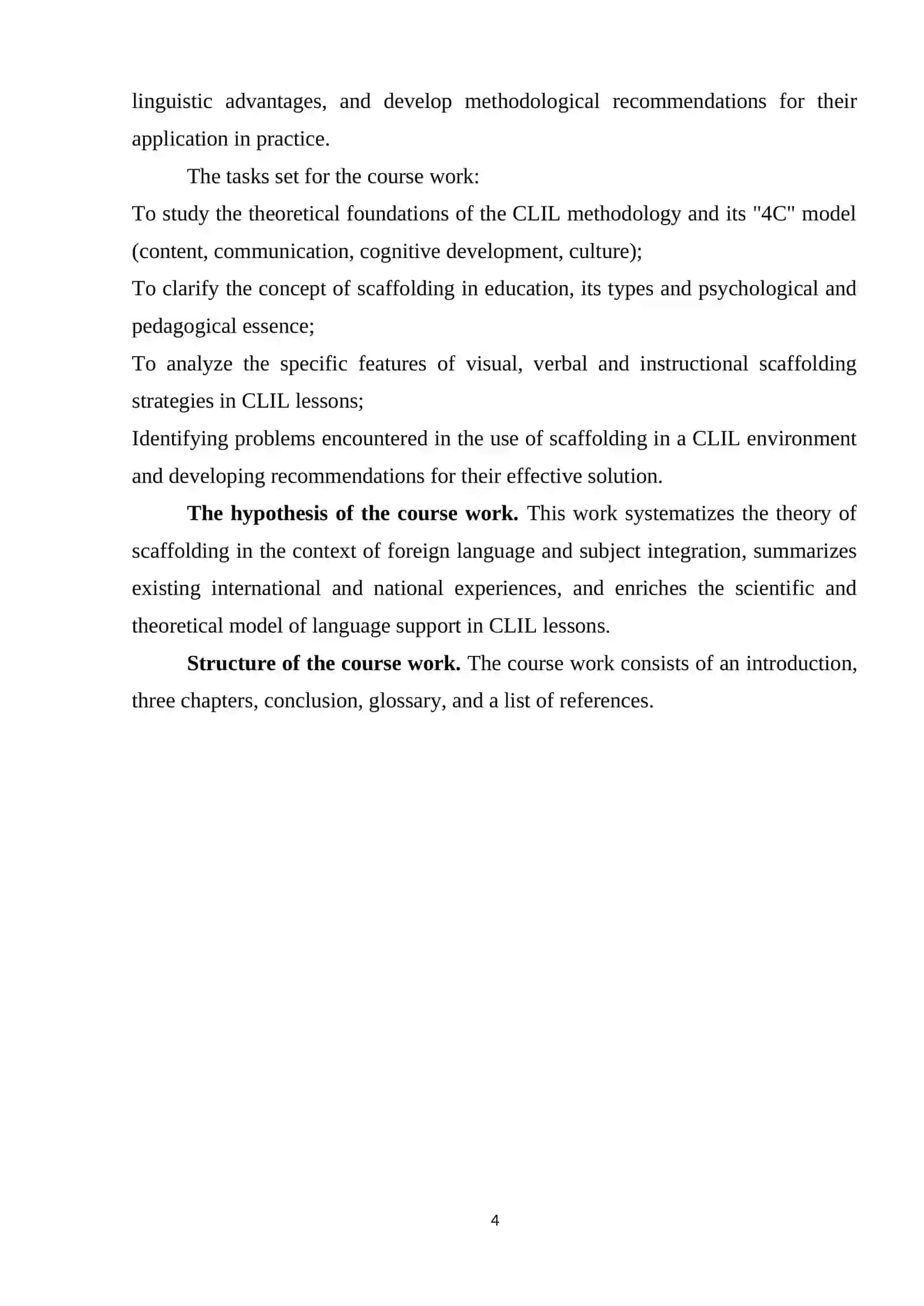 THEORETICAL FOUNDATIONS OF LANGUAGE SCAFFOLDING IN CLIL 4