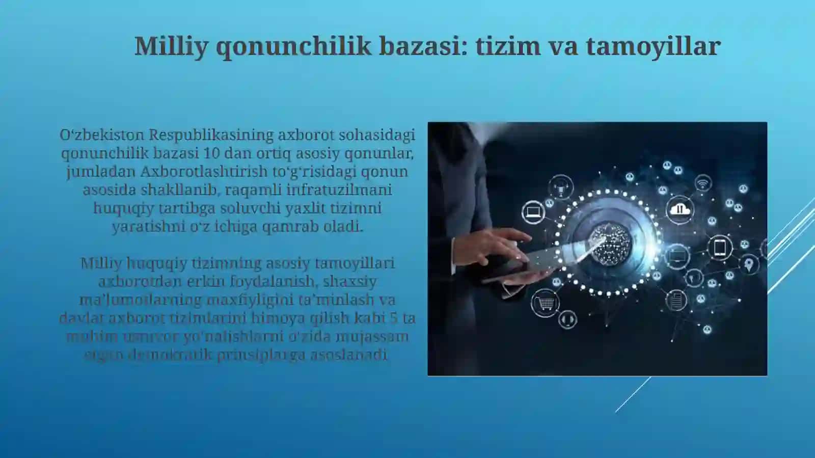 Axborot infratuzilmasining huquqiy asoslari 4