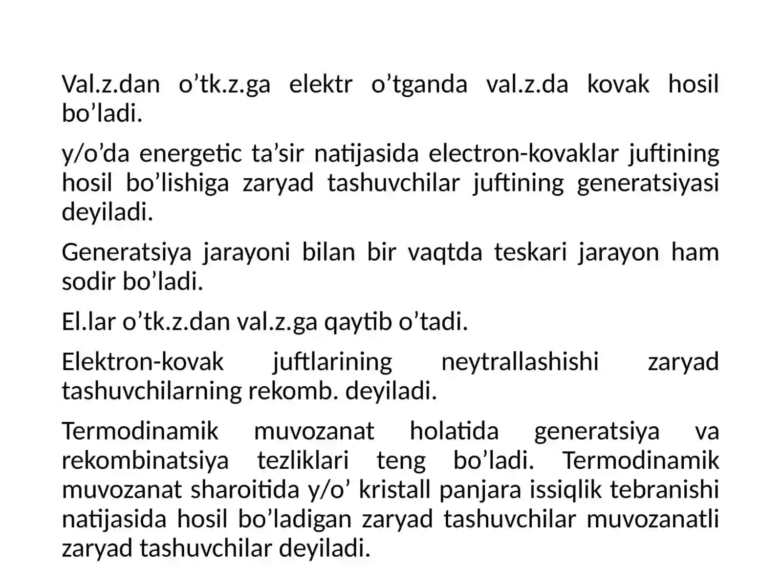 XUSUSIY Y/O’LAR ELEKTR O’TKAZIVCHANLIGI 4