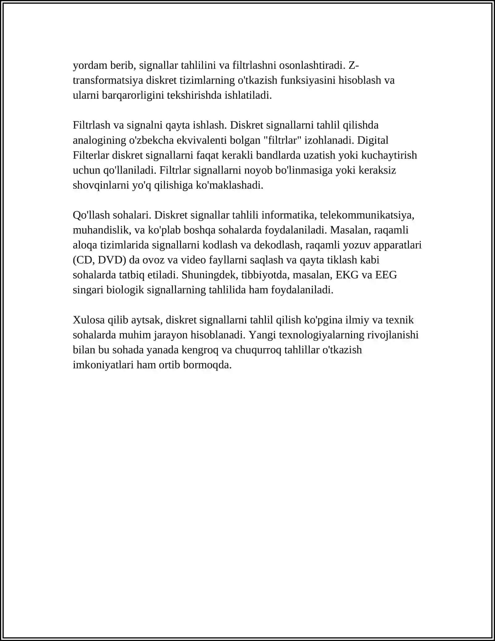 RAQAMLI SIGNALLARNI SOLISHTRISH SXEMALARI 4