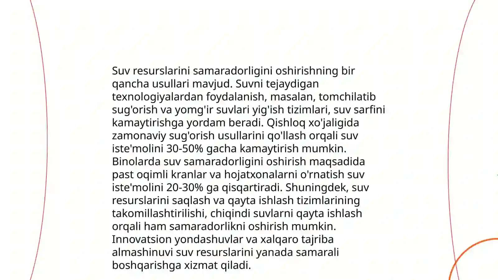 Qoraqalpogʼiston suv resurslari va sanoatida innovatsion sugʼorish tarmoqlari 4