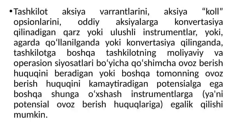 BHXS (IAS) 28 Qaramtashkilotlardagi va qo‘shma korxonalardagi investitsiyalar 4