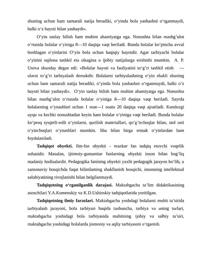 Uch yoshli bolalarda harakatli va so‘z o‘yinlarini tashkil etish 4