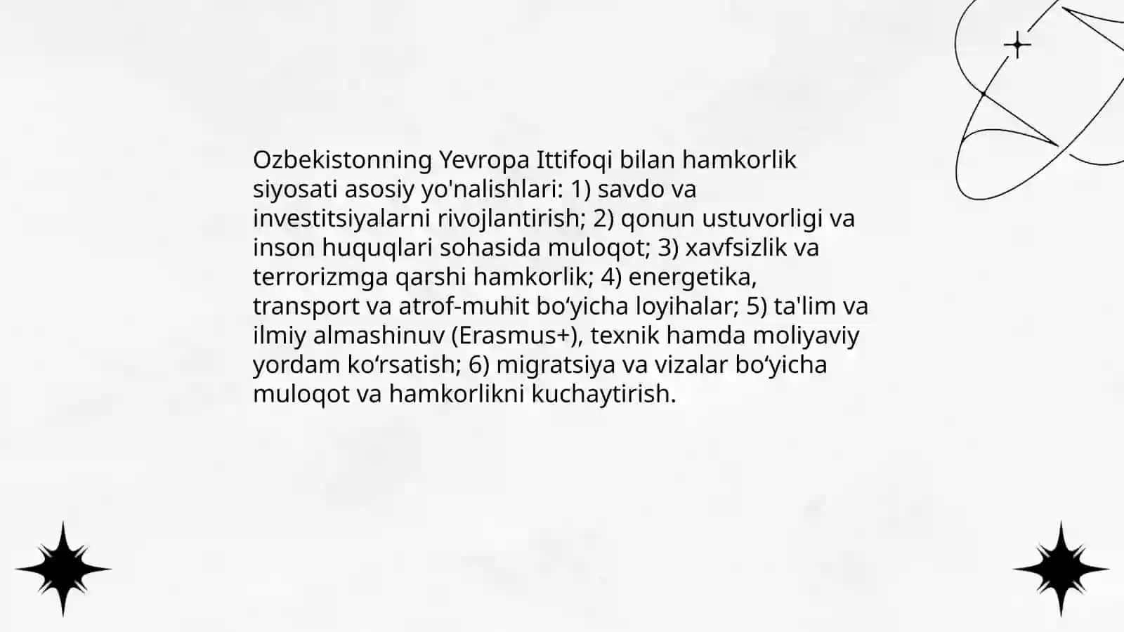 O‘zbekistonning xalqaro tashkilotlar bilan hamkorligi 4