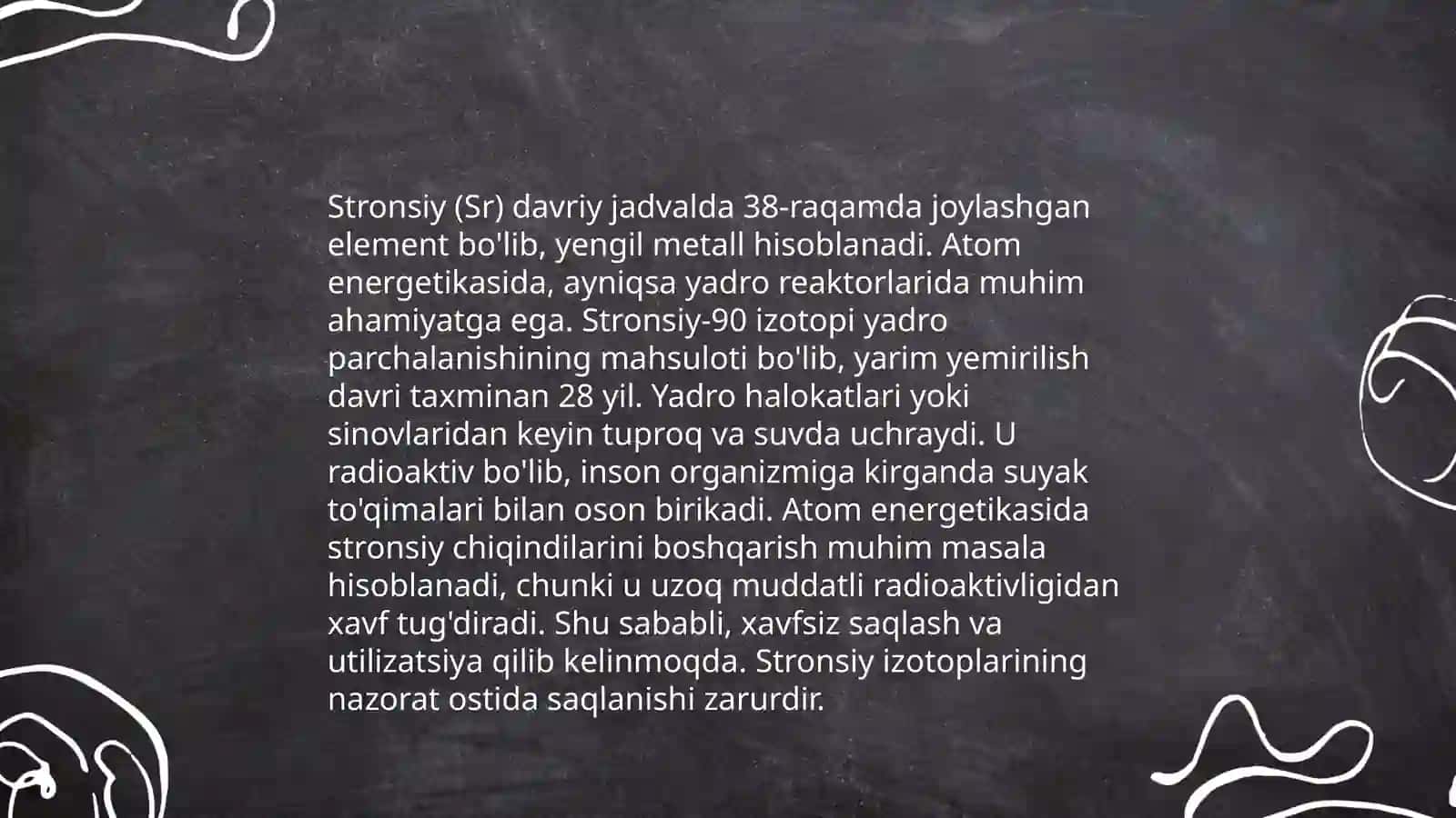 Stronsiyning kimyoviy xususiyatlari 4