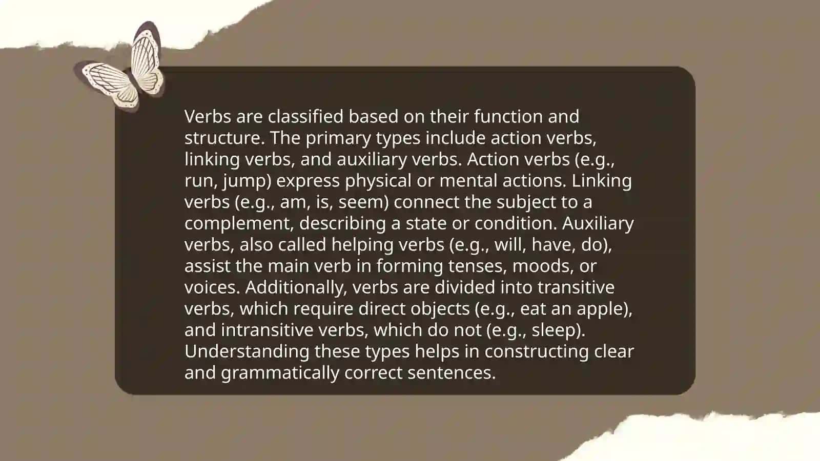 Typology of lexical items 4