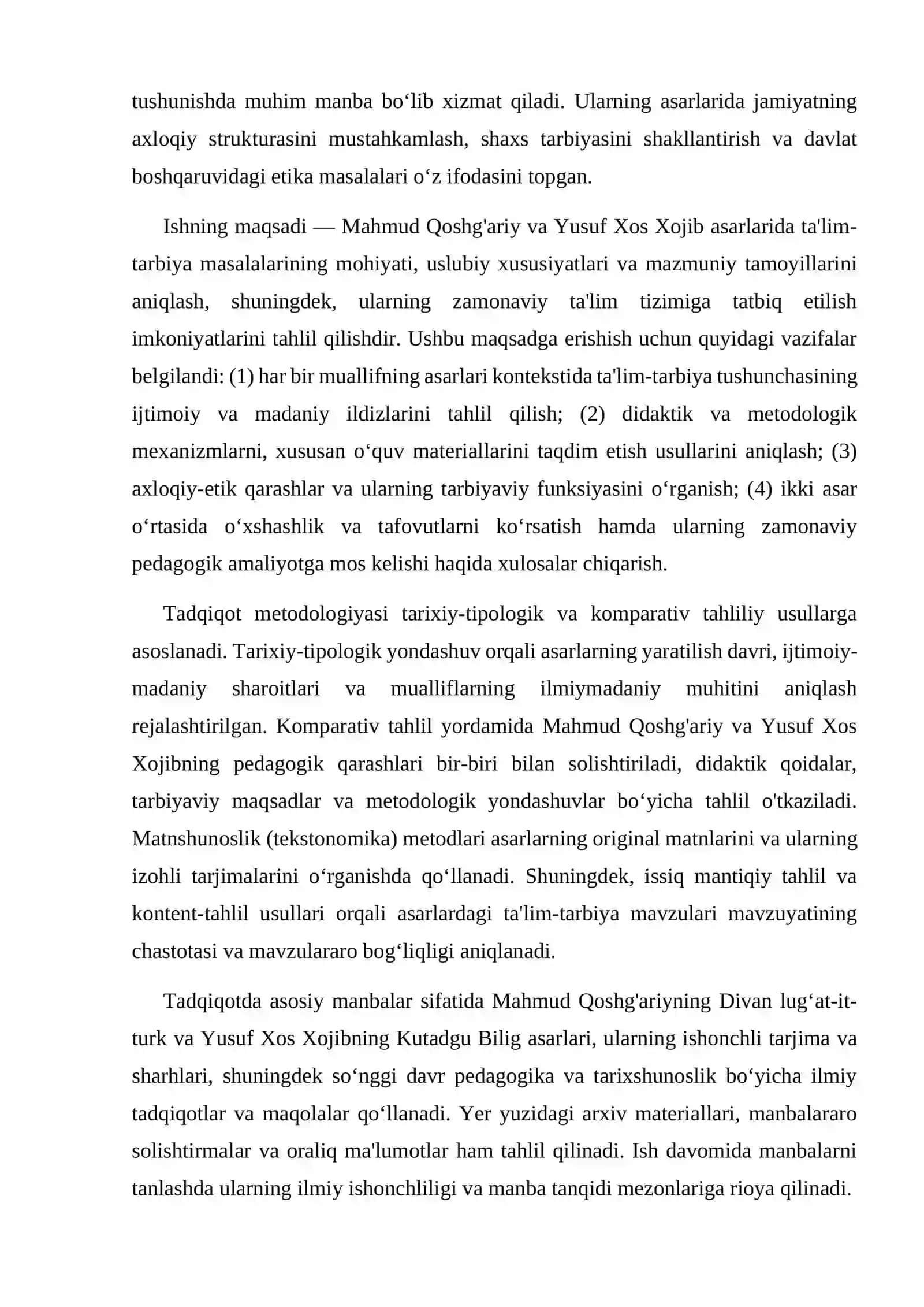 Mahmud Qoshg'ariy, Yusuf Xos Xojib asarlarida ta'lim tarbiya masalalarining yoritilishi 4