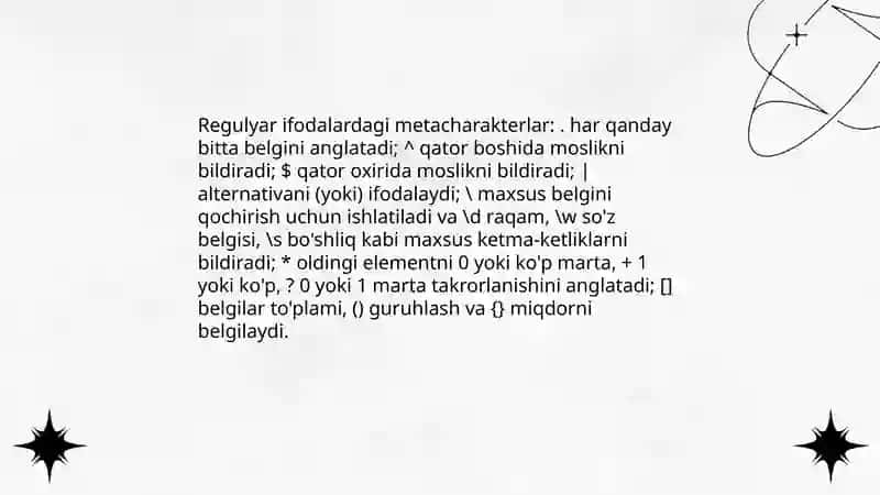 Pythonda regulyar ifodalar 4