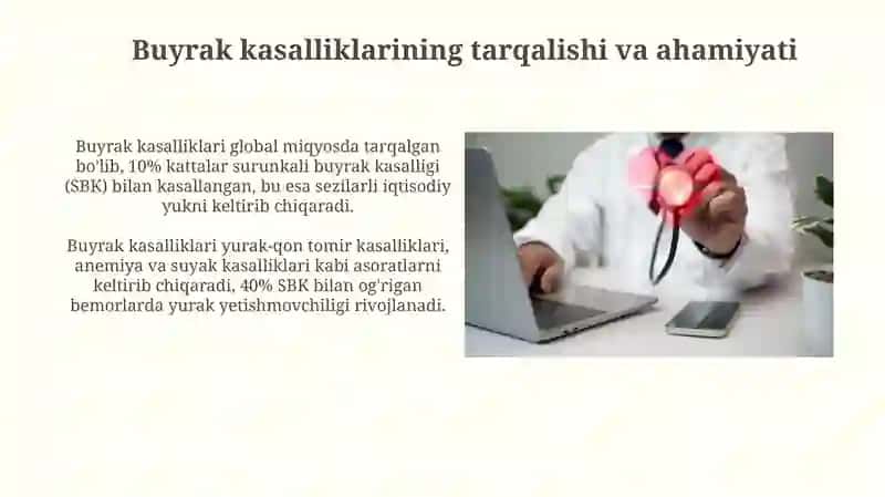 Buyrak kasalliklari: zamonaviy tekshirish usullari 4