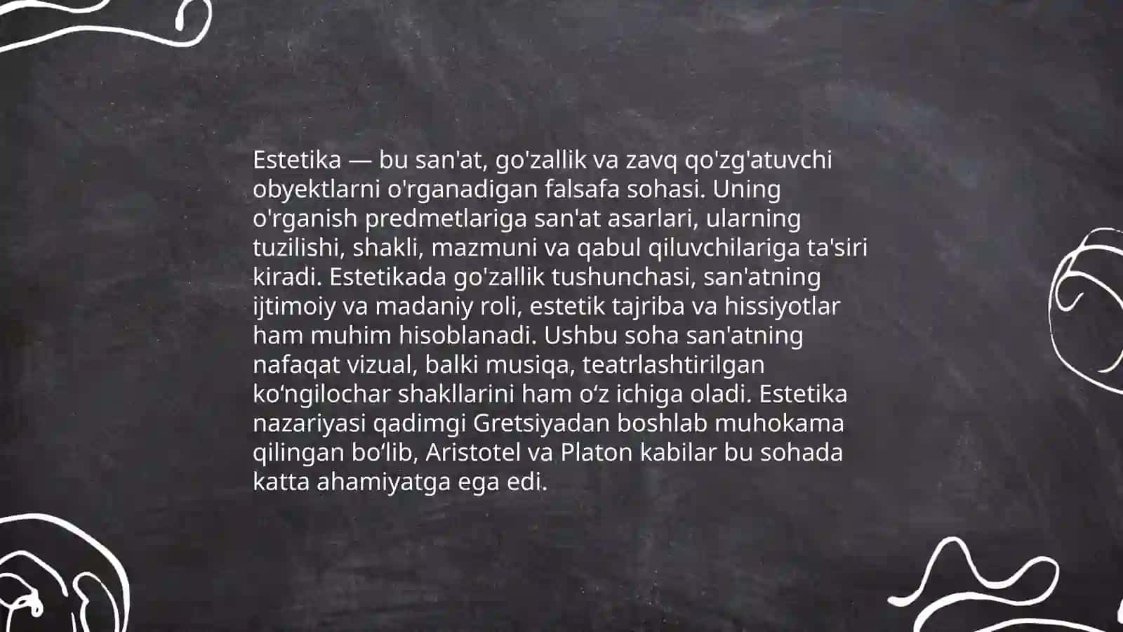 Estetika fani obyekri va falsafiy mohiyati 4
