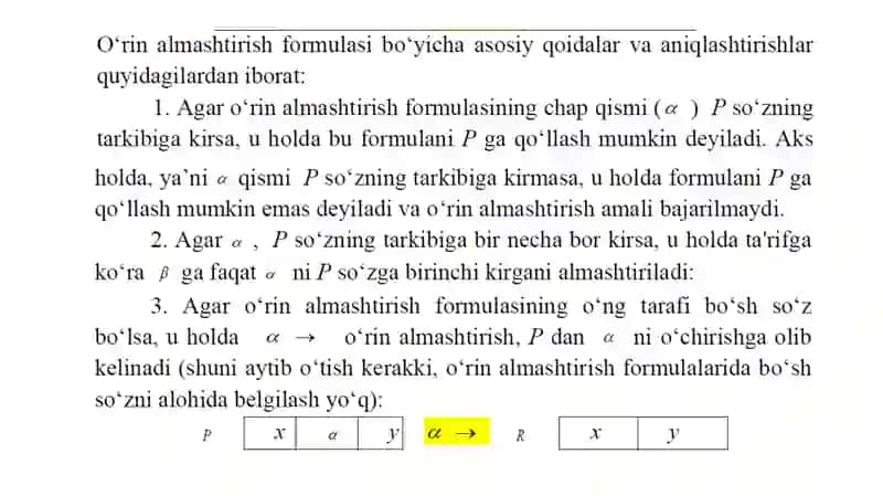 MARKOVNING NORMAL ALGORITMI 4