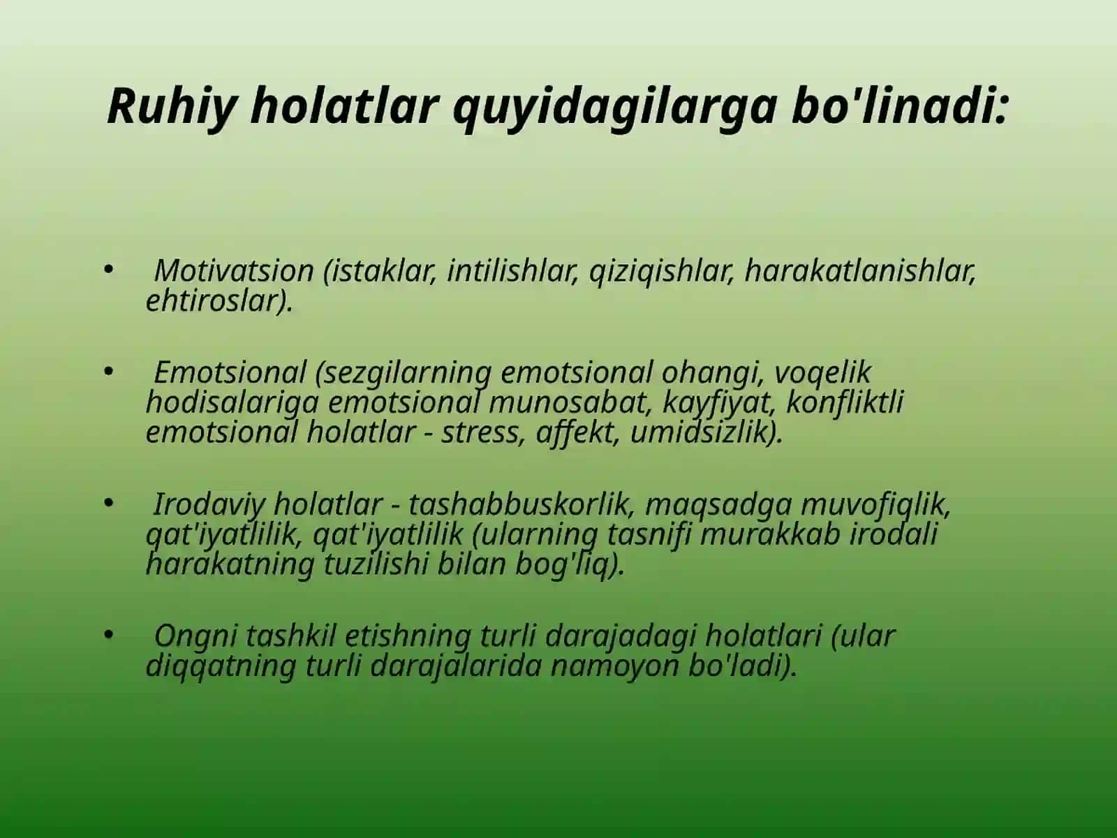 Insonning ruhiy holati 4