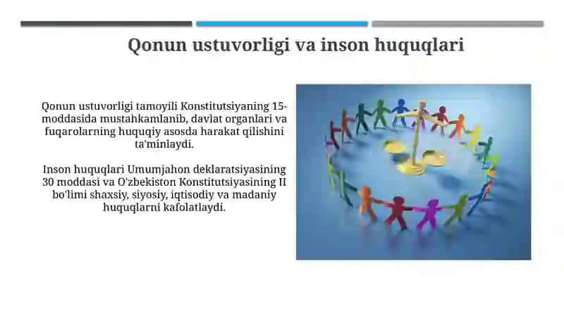 Konstitutsiyaviy-huquqiy davlat: Asosiy tushunchalar va tamoyillar 4