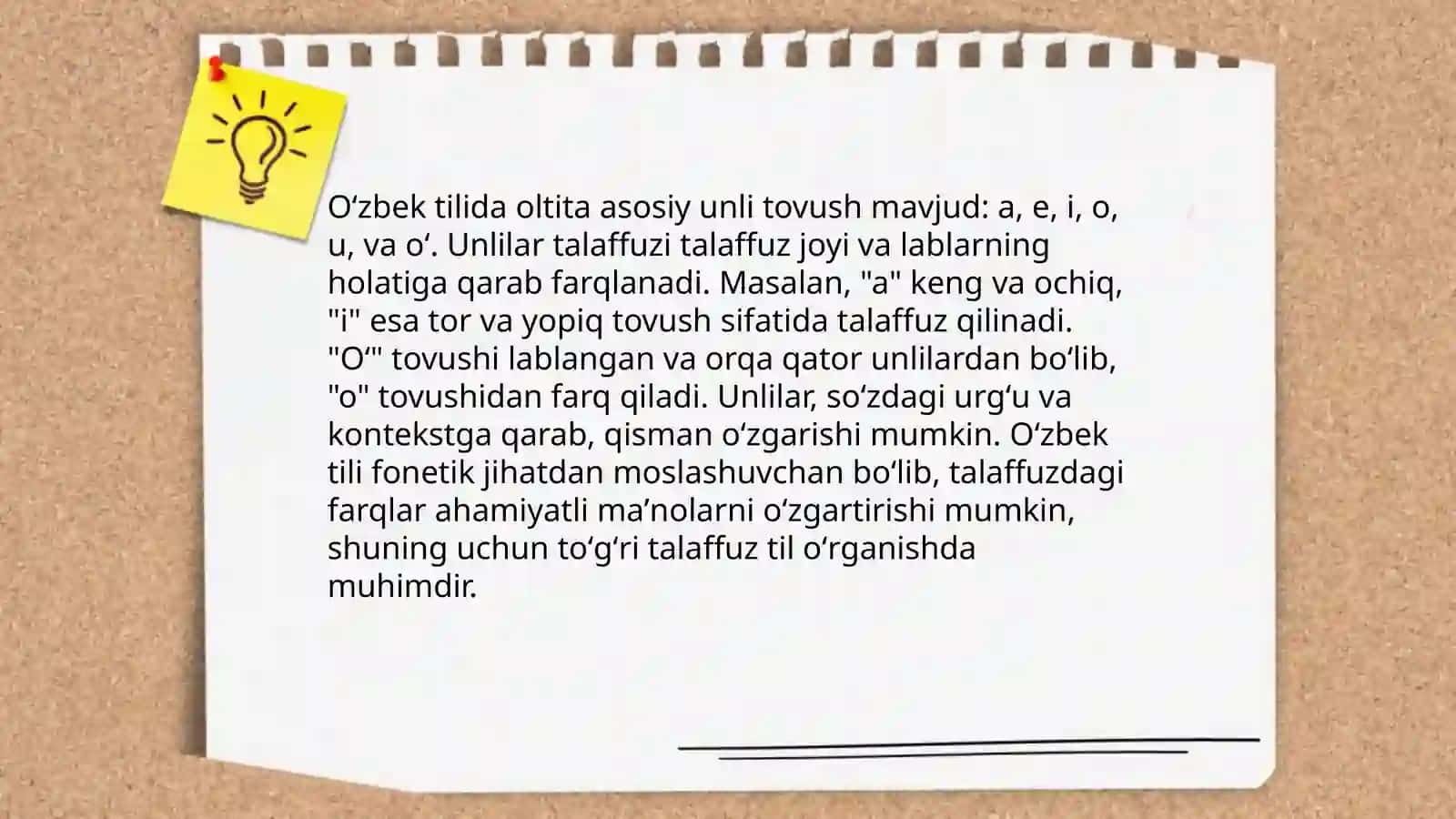 Oʻzbek tilining orfoepiyasi va asosiy imlo qoidalari 4