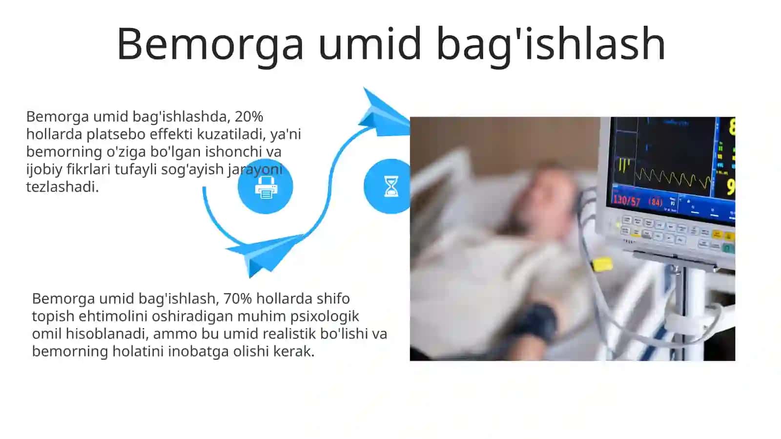 Og’ir va o’layotgan bemorlar bilan muloqotni o’ziga hosligi 4
